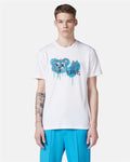 Iceberg Classic Regular Fit White Cotton Jersey T-shirt