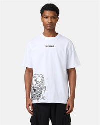 Iceberg Regular Fit T-shirt With SpongeBob Print In Jersey