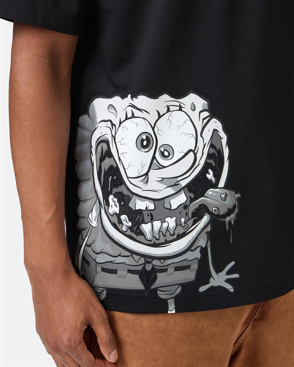 Iceberg Regular Fit T-shirt With SpongeBob Print In Jersey