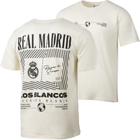 Real Madrid Men's Hit Graphic Off White Tee