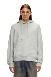 Diesel s-ginn-hood-d Cotton hoodie with mini D patch