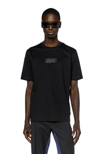 Diesel Logo-print T-shirt in mercerised cotton