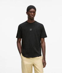 Curved hem T-shirt
