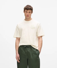 Distressed Monogram boxy T-shirt
