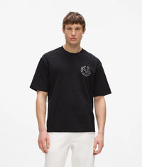 Distressed Monogram boxy T-shirt