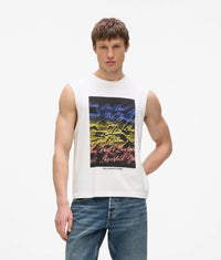 Karl love letter tank top