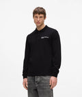 Long-sleeved logo polo shirt