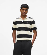 Ikon bold stripe polo shirt