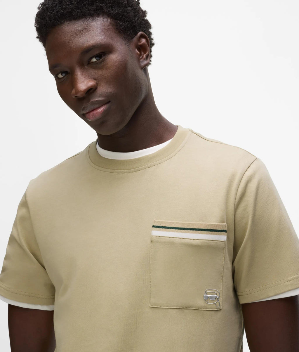 Ikon stripe pocket T-shirt