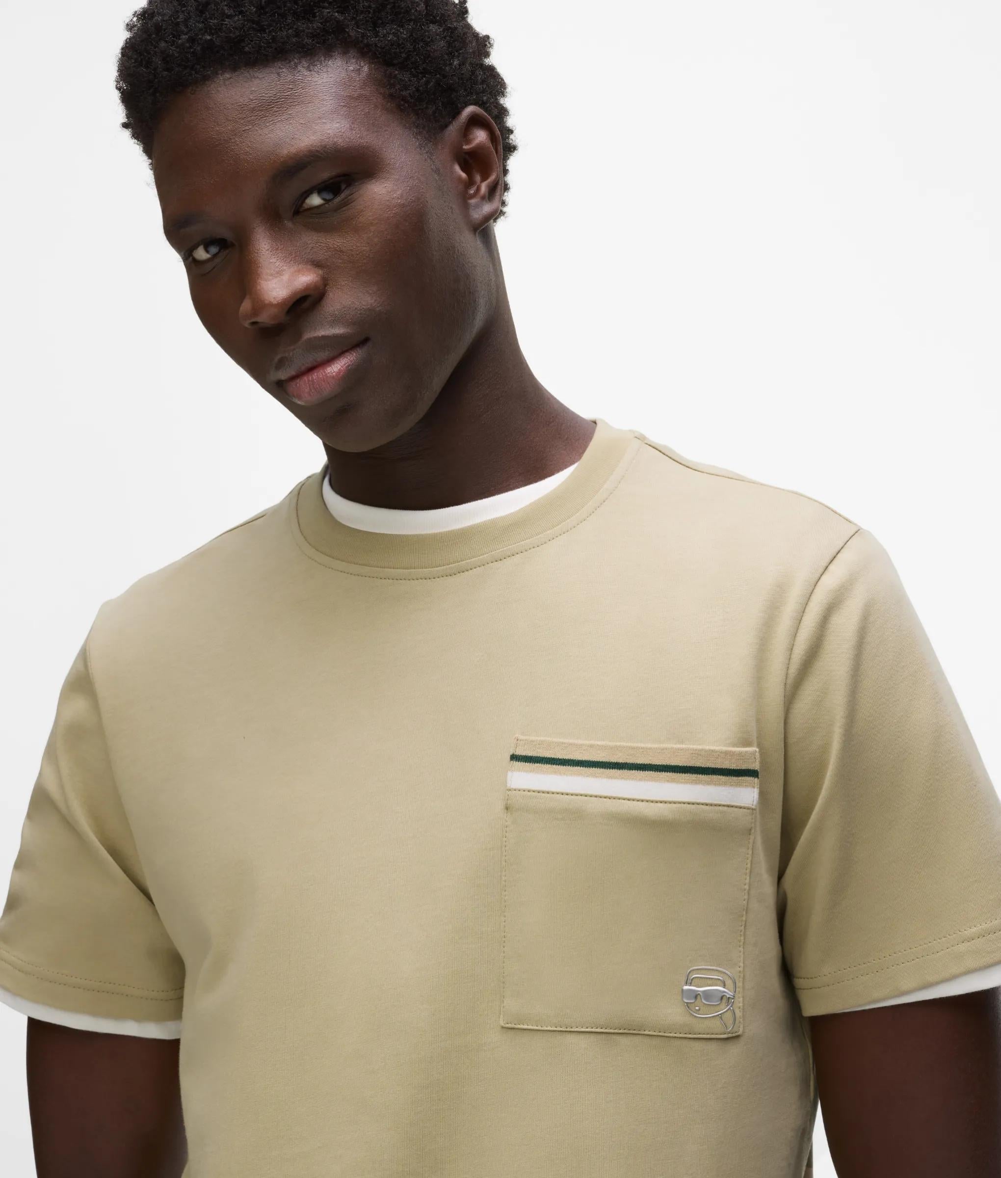 Ikon stripe pocket T-shirt