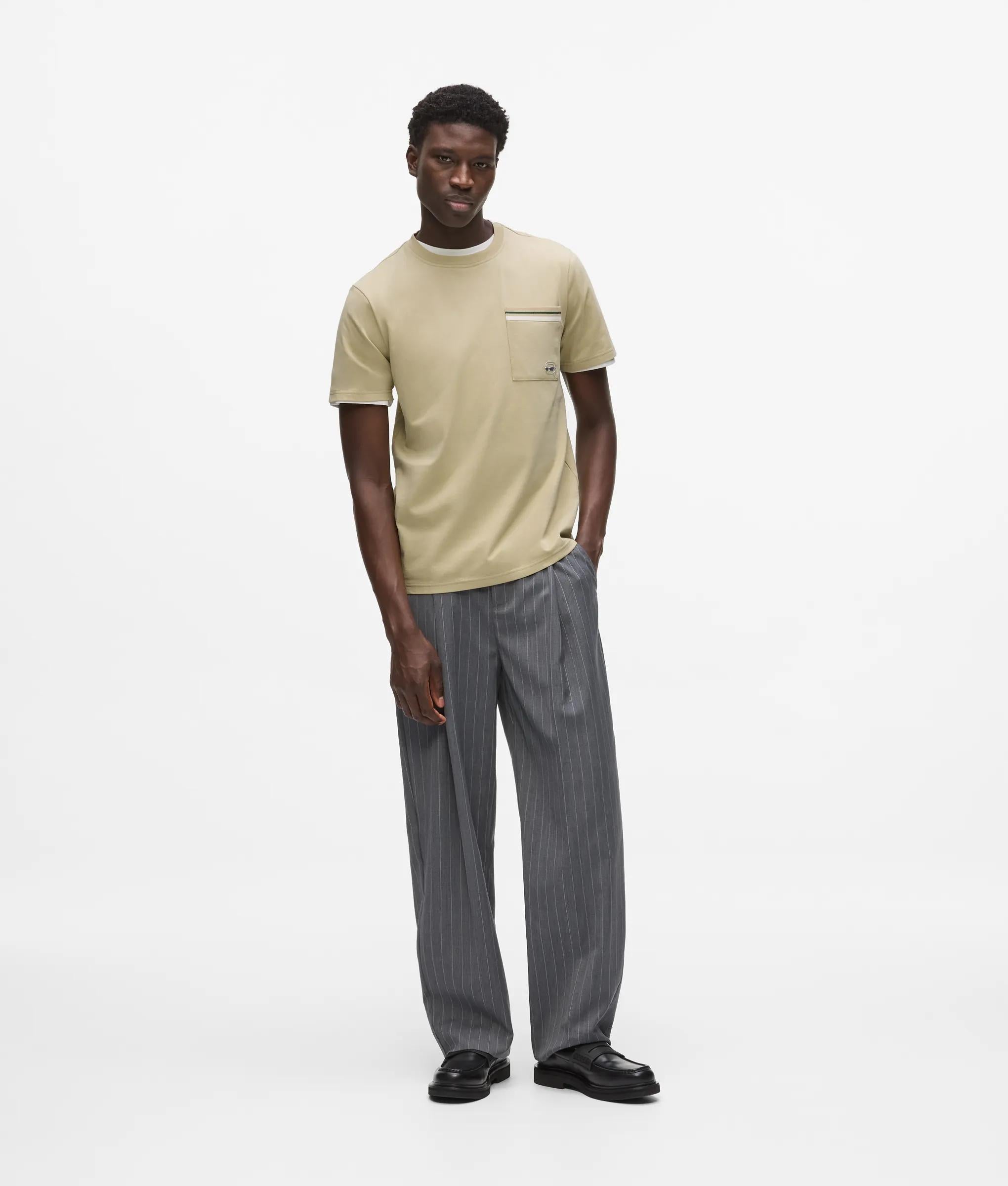 Ikon stripe pocket T-shirt