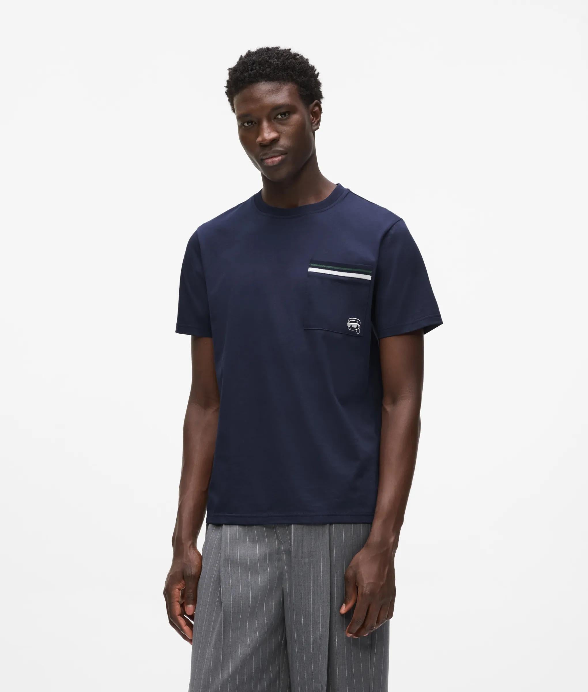 Ikon stripe pocket T-shirt
