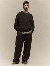 Fine Knit Henley