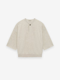 Fine Knit Henley Tee