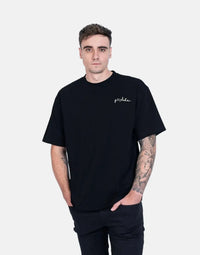 Fade Signature Boxy Black T-Shirt