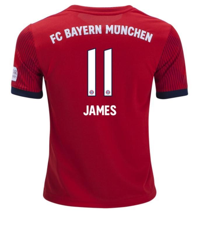 James Bayern Munich Youth Home Kit
