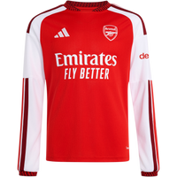 adidas Youth Arsenal Home 2026-27 Long Sleeve Stadium Jersey