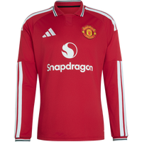 adidas Men's Manchester United Home 2026-27 Authentic Long Sleeve Jersey