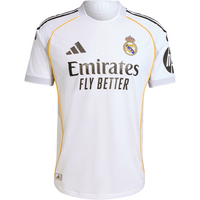 adidas Real Madrid 2025-26 Men's Home Authentic Match Jersey
