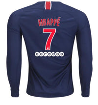 PSG Mbappe Long Sleeve Home Jersey