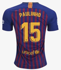 Barcelona Paulinho Home Jersey