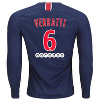 PSG Verratti Long Sleeve Home Jersey