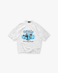 Represent X Oasis Maine Road T-Shirt - Flat White