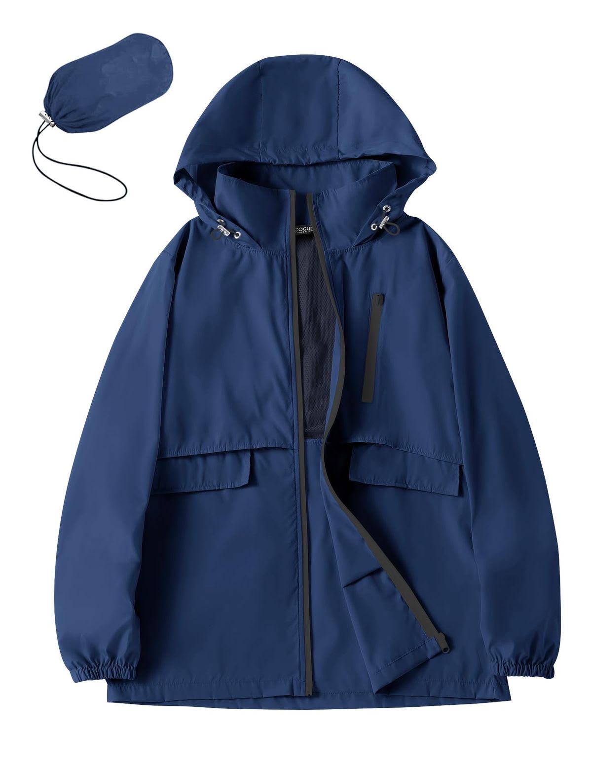 AeroPack Lightweight Hooded Windbreaker