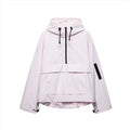 Summit Utility Half-Zip Hooded Jacket – Ice White