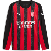 Puma AC Milan 2025-26 Men's Long Sleeve Home Stadium Jersey