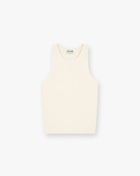 Represent X Duke + Dexter Ribbed Vest - Ecru