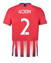 Atletico Madrid Godin Home Jersey