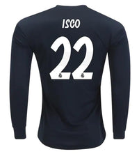 Real Madrid Isco Long Sleeve Away Jersey