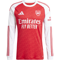 adidas Arsenal 2025-26 Men's Long Sleeve Home Stadium Jersey