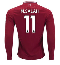 Liverpool M Salah Long Sleeve Home Jersey