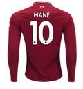 Liverpool Mane Long Sleeve Home Jersey