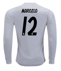 Real Madrid Marcelo Long Sleeve Home Jersey