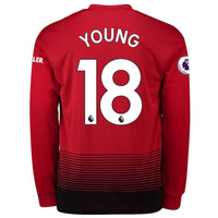 Manchester United Young Home Long Sleeve Jersey