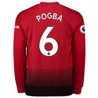 Manu Pogba Home Long Sleeve Jersey