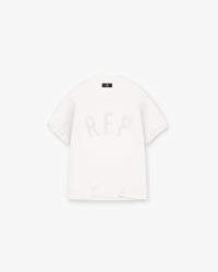 Rep Applique T-Shirt - Flat White